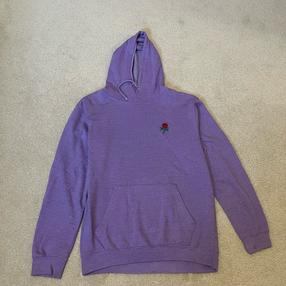 Purple Rose Hoodie